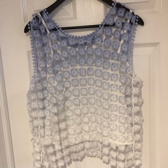 Floral ombré top - M - Picture 2 of 3